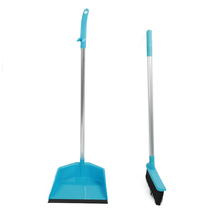 Simple Low Price Plastic Household Cleaning Soft Broom With Dustpan
